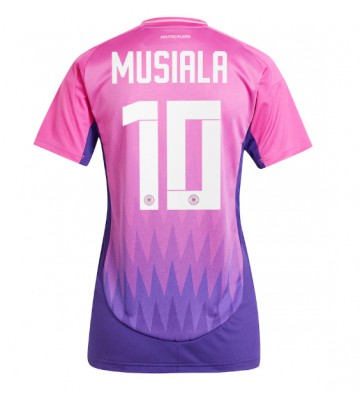 Tyskland Jamal Musiala #10 Udebanetrøje Dame EM 2024 Kort ærmer